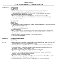 Dear hiring manager, moments ago, i went through all the details you have provided in your job posting which probably was posted on (write down the name of the freelancing platform) which led me to believe that you need an expert 3d artist who can perform various things. 3d Animator Resume Samples Velvet Jobs