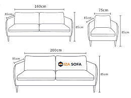 Kích thước ghế sofa chuẩn 2025 nên biết trước khi mua • IZA SOFA