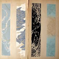 Large Japanese Woodblock Print Book Of Water 60 Pattern Japanese Woodblock Printing Water Art Japanese Woodcut
