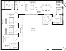 Explore small, one story, 2 bedroom, open layout & more empty nester home blueprints. Fresh Plan Maison En L Holifamily Com L Shaped House Plans House Construction Plan Bungalow Floor Plans