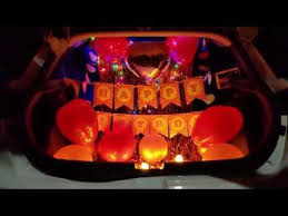 Car Decoration For Girlfriend Or Boyfriend Birthday Youtube Birthday Surprise Boyfriend Surprise Birthday Decorations Birthday Morning