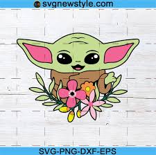 Baby Yoda Svg Baby Yoda Clipart Yoda Svg Png Dxf Eps Cricut File Silhouette Art Svg New Style