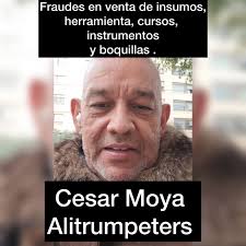 Denuncia pública por ESTAFA a CESAR MOYA de Alitrumpeters Ali y Ali  Trompetistas Boquillas Cesar Moya subió un video a TikTok "aclarando" la  situación. En él menciona que somos solo tres personas