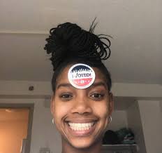 NYU sophomore casts ballot for Biden at dorm polling station