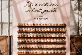 Boho escort card ideas if you are planning a whimsical affair, consider creating an escort card display to match. Have Pun With These Creative Escort Card Displays Green Wedding Shoes