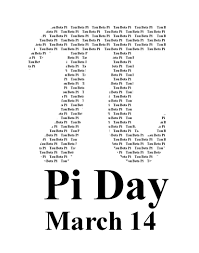 Low prep pi day ideas. Pi Day Contest
