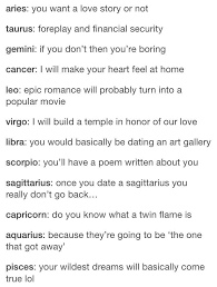 Manipulation is never good in a relationship. Why You Should Date Each Sign Funny Dating Quotes Funny Mom Quotes Funny Quotes