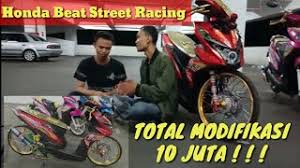 Berikut video cutom honda beat street modif simple harian di gelaran honda modif contest 2017. Modifikasi Honda Beat Street Racing