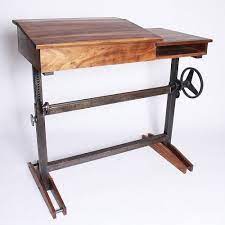 Standup Desk Walnut Steel Diy Standing Desk Stand Up Desk Desk Furniture