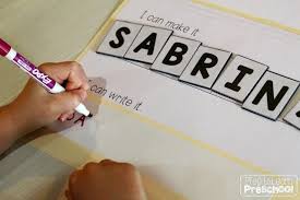 Name Folders A Portable Hands On Way To Learn Preschool Names Writing Practice Preschool Name Folder