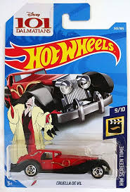 Patch's london adventure (2002), voiced by susanne blakeslee; Amazon Com Hot Wheels 2018 50th Anniversary Hw Screen Time Disney S 101 Dalmations Cruella De Vil 343 365 Red Toys Games