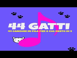 Speriamo che il gatto non sia troppo puzzol. Marty 44 Gatti 44 Canzoni In Fila X 6 Col Resto Di 2 Canzoni Per Bambini Youtube