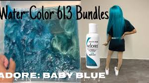 How To Water Color 613 Bundles Adore Baby Blue Youtube