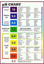 If your ph is too low or too high, the chart can help you. Alkaline Foods Alkaline Foods Acidic Foods Food Charts