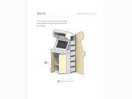 It is generally 6 feet tall and the player has to stand to play an arcade game on it. Arcade Cabinet Digital Plans I Like To Make Stuff