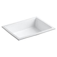 small undermount bathroom sink