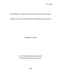 Download surat dokter kosong jogja gestdipdisrstof. Pdf Development Of A Semi Swath Craft For Malaysian Waters Pembangunan Kapal Semi Swath Untuk Perairan Malaysia Omar Yaakob Academia Edu