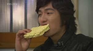 lee min ho eat ramyeon