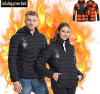 Veste Chauffante Homme Femme éLectrique Usb Avec 21 Zones De Chauffage 3  Niveaux De Chaleur Gilet Manteau LéGer Et Chaud Hiver Blouson Chauffant ...