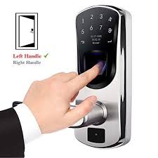 Wejupit V8 Keyless Entry Door Lock Smart Fingerprint Stainless Steel Touchscreen With Electronic Keyp In 2020 Fingerprint Door Lock Smart Door Locks Keypad Door Locks