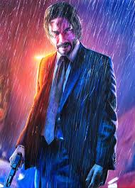 John Wick Artwork In 2020 Mixed Media Artwork Keanu Reeves John Wick