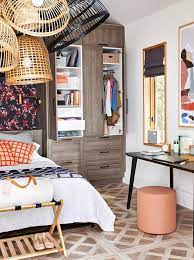 Built from manufactured wood, this piece offers a convenient spot to tuck away anything from seasonal clothes and spare linens to canned food and coffee cups. 26 Bedroom Storage Solutions For A More Organized Sleeping Space Better Homes Gardens