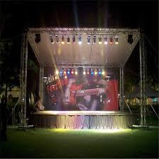 Outdoor Screw Concert Exhibition China Beautiful Stage Lighting Truss China Bolt Truss And Audio Truss Price
