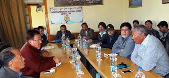 Animal Husbandry Minister Abdul Gani Kohli Chairing A Meeting At Leh Latest Images Excelsior Meeting