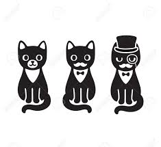 Cute Cartoon Drawing Of Black And White Tuxedo Cat With Mustache Royalty Free Cliparts Vectors And Stock Illustration Image 67698037 Looking for the best cute cartoon cat wallpaper? cute cartoon drawing of black and white tuxedo cat with mustache