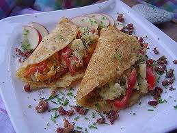 Gefullte Speckpfannkuchen Speckpfannkuchen Pfannkuchen Pfannenkuchen Rezept
