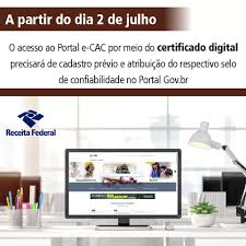 A tela que você vai ver ao acessar o centro virtual de. Receita Federal Acesso Ao Portal E Cac Por Meio Do Gov Br A Partir Do Dia 2 De Julho O Acesso Ao Portal E Cac Por Meio Do Certificado Digital Precisara De Cadastro Previo
