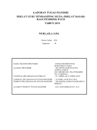 Tugas mandiri paud berjenjang sumber dari : Contoh Laporan Tugas Mandiri Diklat Pengelola Paud Audit Kinerja