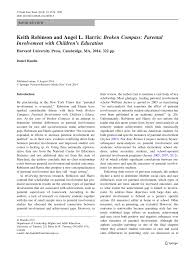 Subsequent episodes dealt with the infant miles' adjustment to his new family, and he would gradually become one of the familiar kids on the street. Pdf Keith Robinson And Angel L Harris Broken Compass Parental Involvement With Children S Education