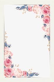 Flower Borders Beautiful Border Small Fresh Border Hand Drawn Border Watercolor Border Border Flower Background Wallpaper Flower Border Watercolor Border