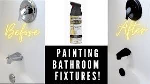Maybe you would like to learn more about one of these? Painting Bathroom Fixtures Black Casa Kerins Ep 4 Rustoleum Spray Paint Youtube