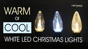 Sylvania c6 led christmas lights. Warm Or Cool White Led Christmas Lights Youtube