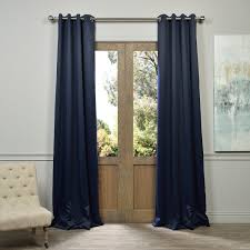 Àdá irin by navy blue, released 04 february 2020 1. Exclusive Fabrics Navy Blue Grommet Blackout Curtain Panel Pair Overstock 6337567