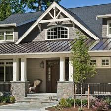 Silver Metal Roof Design Ideas Pictures Remodel And Decor Lake Houses Exterior Metal Roof Houses Exterior House Colors