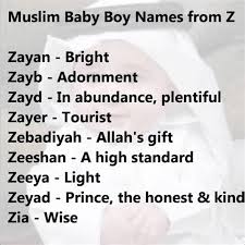 Muslim boys baby names with meaning starting with a | islamic names for boys modern. Modern Islamic Baby Boy Names 2019 Starting With Z New Islamic Modern Name For Baby Boys With Urdu Meaning Largest Collection Of Islamic Baby Names With Meanings