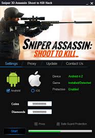 Sniper 3d Assassin Shoot To Kill Hack Android Ios Hacksbook Sniper Sniper Games Gaming Tips