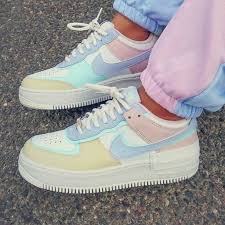 Nike Air Force 1 Shadow White Glacier Blue Ghost W In 2020 Nike Fashion Shoes Nike Air Shoes Jordan Shoes Girls