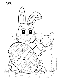 Osterhase Ausmalbild In 2020 Ausmalbild Stickereimuster Osterhase