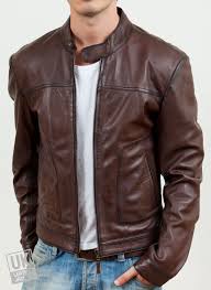 Mens Leather Biker Jacket Zenith Brown Black Tan Mens Leather Jacket Biker Designer Leather Jackets Leather Jacket Men