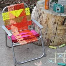 Learn How To Revamp An Outdoor Aluminum Chair With Paracord And Macrame Cord Aluminum Chairs Chair Makeover Backyard Furniture