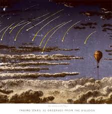 Mythology Of Blue James Glaisher Travels In The Air 1871 Balloons Falling Stars Photo Library