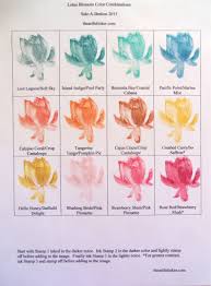 Lotus Blossom Color Combinations Lotus Flower Colors