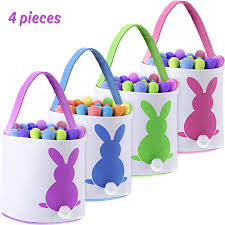 Personalized easter baskets whether you're shopping for adults or looking for unique easter basket ideas for kids, adding a personalized touch makes your gift that much more sentimental. Custom Easter Egg Party Bag Easter Bunny Basket Felt Easter Bucket Basket Buy White Felt Basket Easter Basket Easter Bunny Bags Product On Alibaba Com