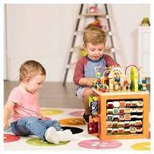 B Toys Wooden Activity Cube Zany Zoo Zany Zoo Activity Cube Zany Zoo Activity Cube