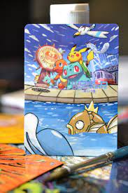 2017 Alters Happy New Year Everyone It S A Little Late But Here Are Some Of My Favorite Cards I Painted From Cool Pokemon Cards Pokemon Cards Pokemon Gijinka