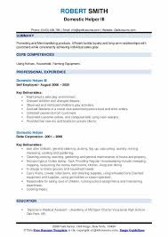 Browse our new templates by resume design. Domestic Helper Resume Sample